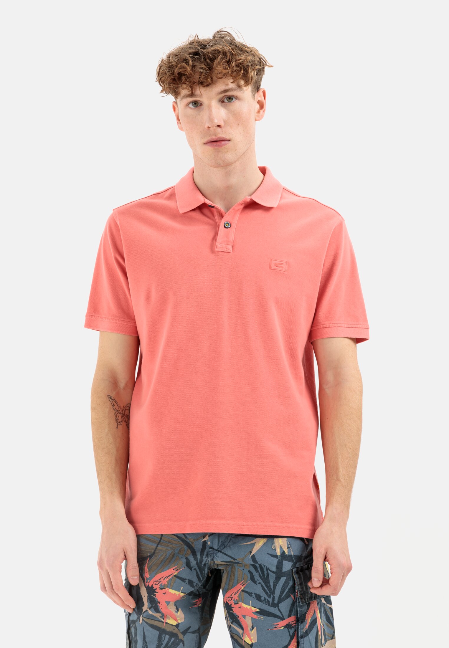 Camel Active Piqué polo shirt from pure cotton