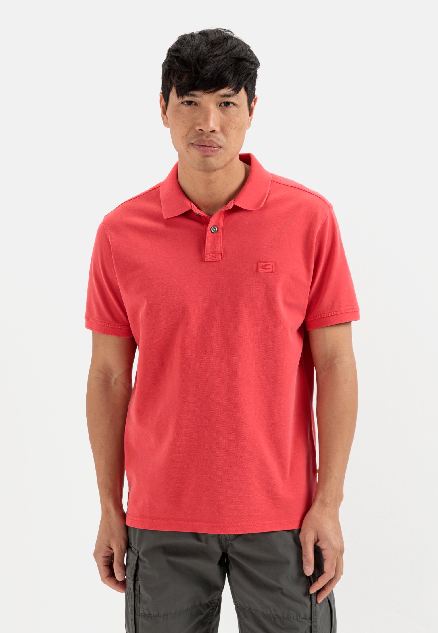 Camel Active Piqué polo shirt from pure cotton