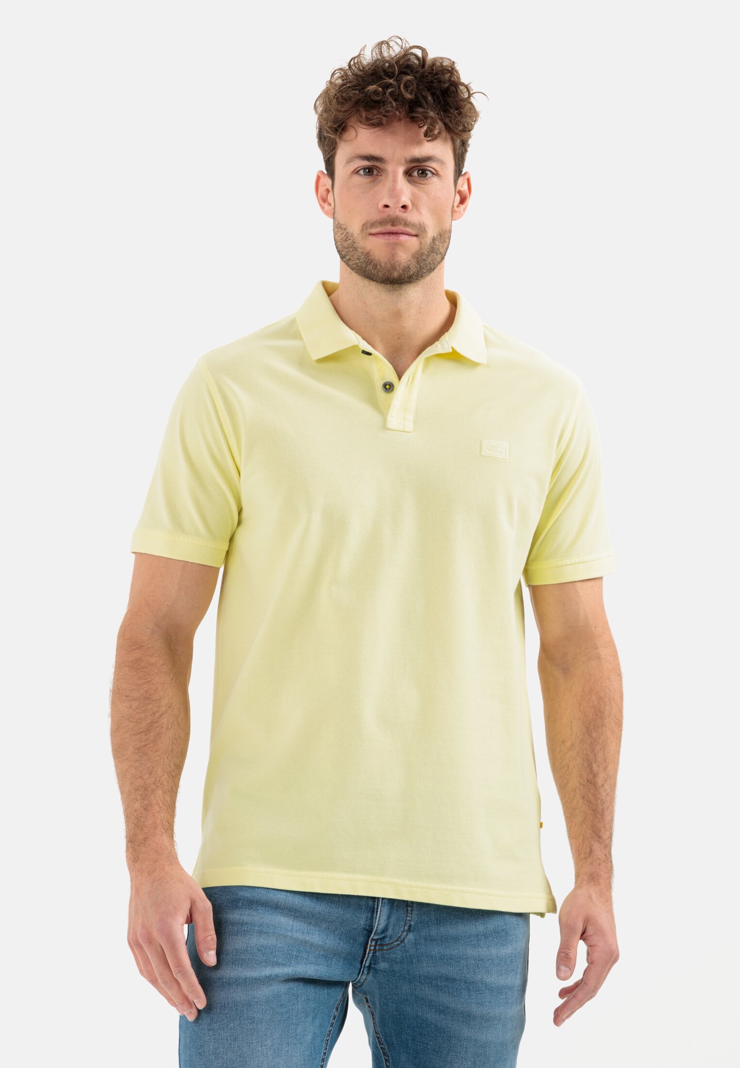 Camel Active Piqué polo shirt from pure cotton