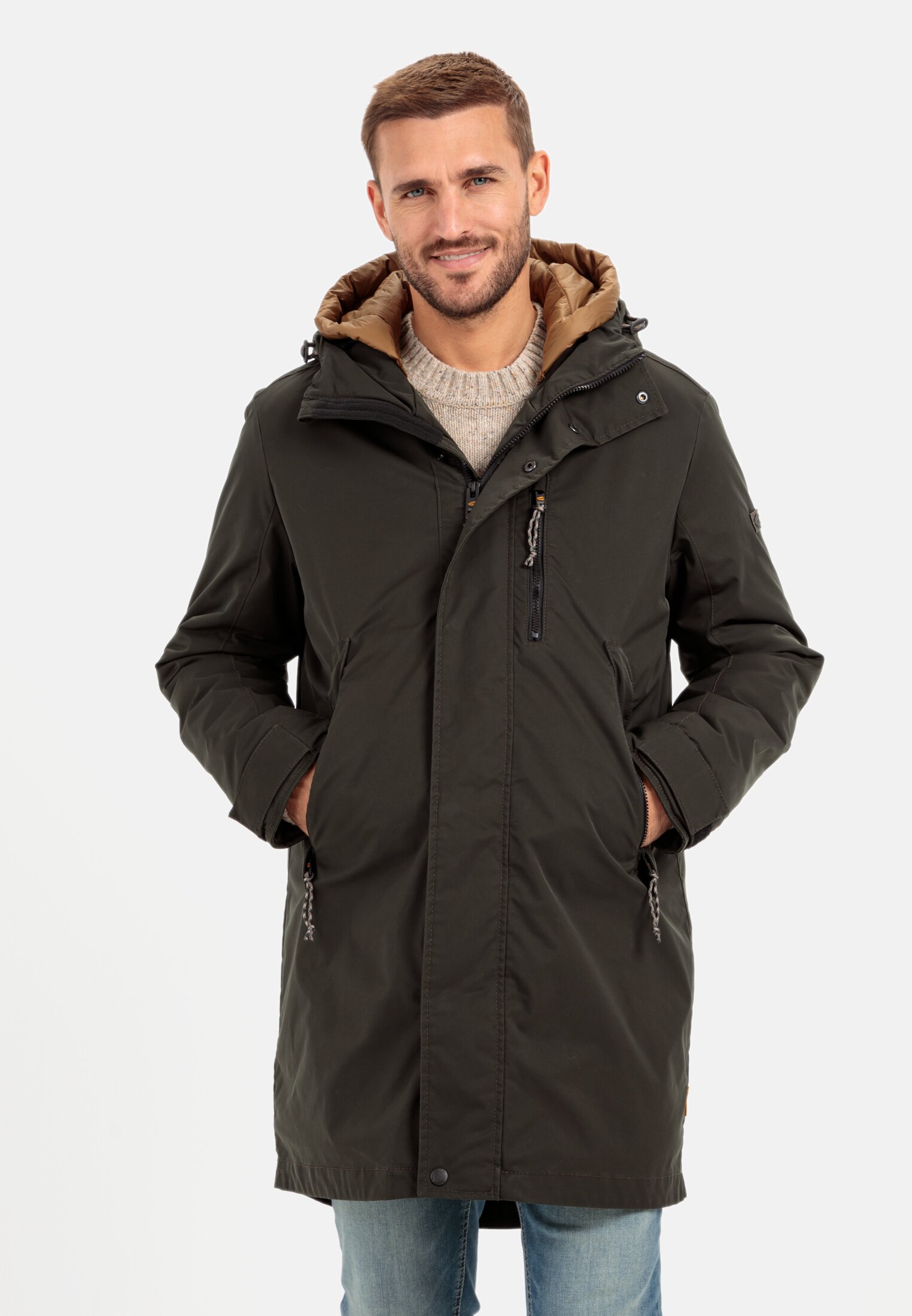 Camel Active Warm coat with removable inner hood