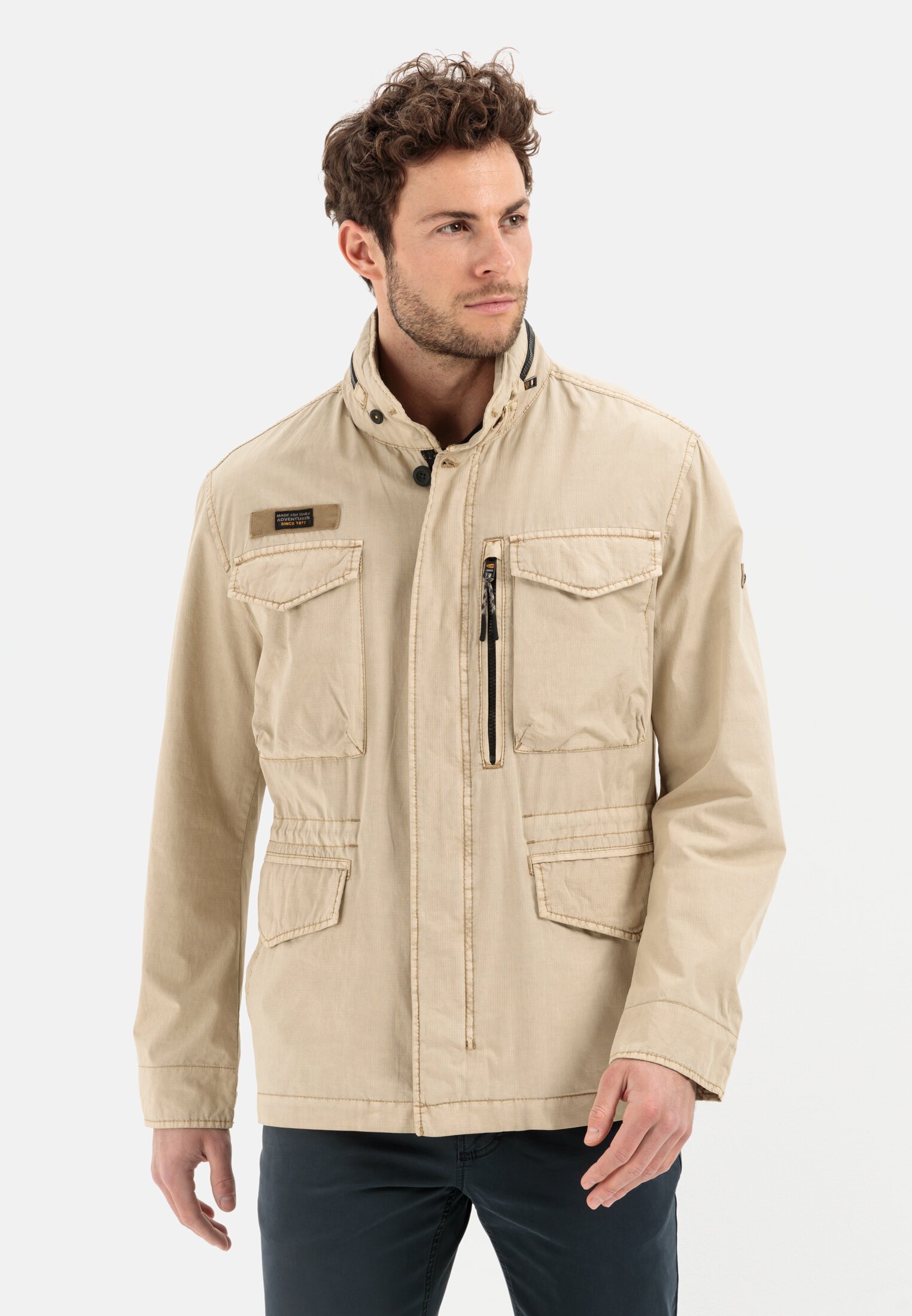 Camel Active Outdoor jacket with roll up hood