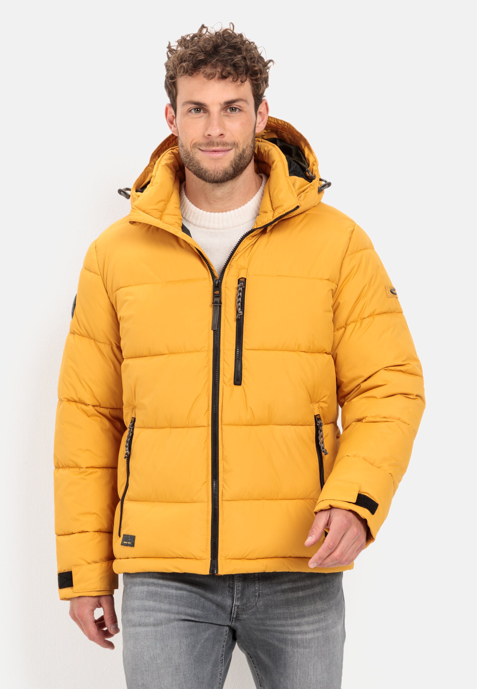 Camel Active Quilted jacket with detachable hood