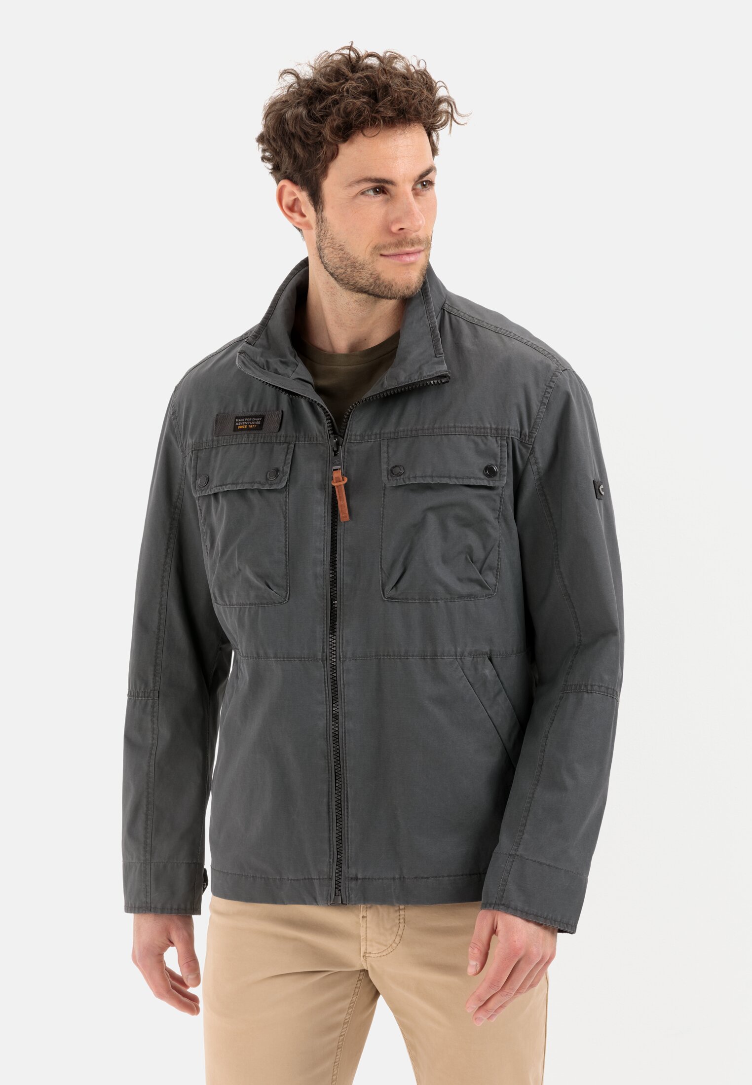 Camel Active Blouson with stand-up collar