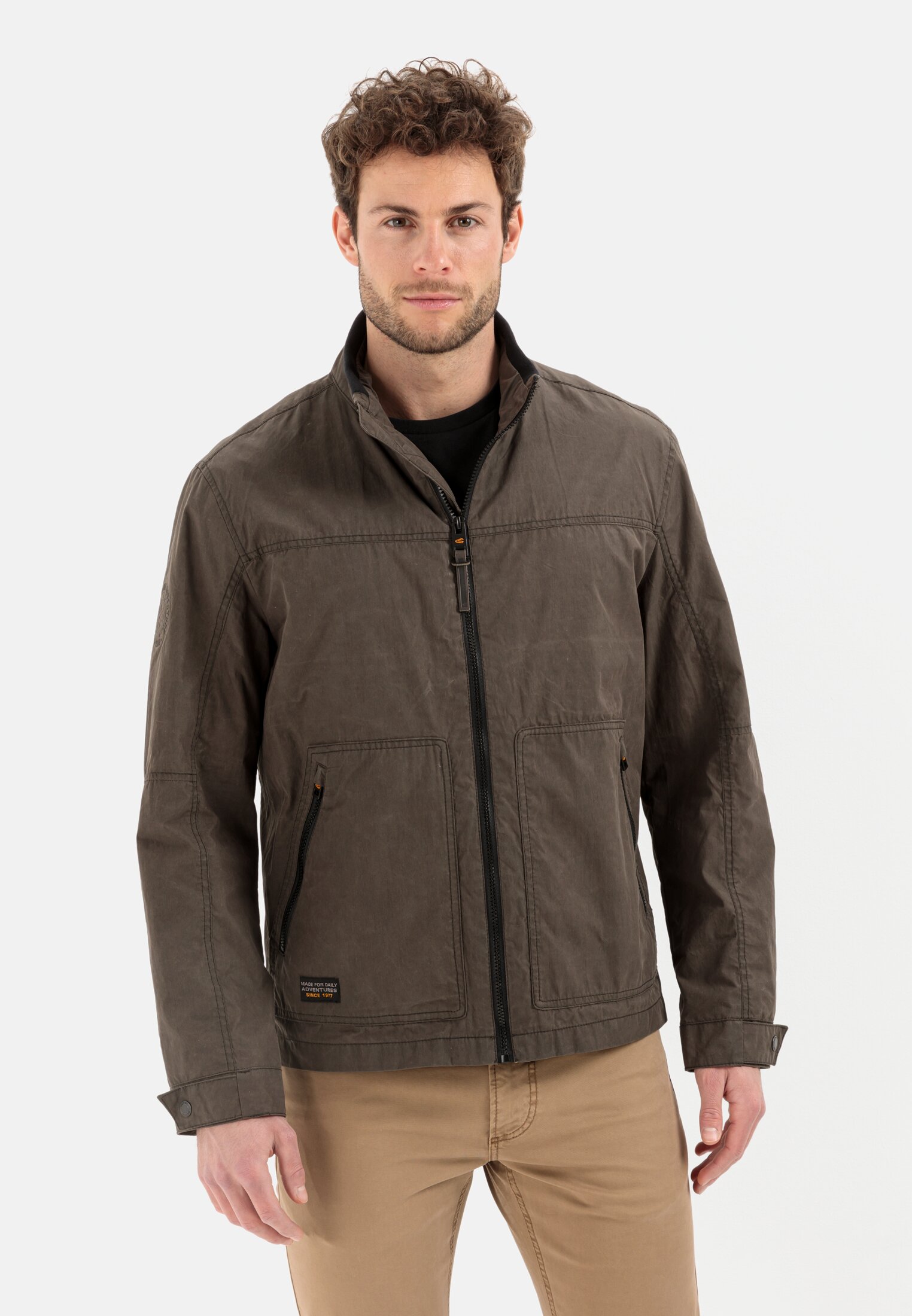 Camel Active Blouson with stand-up collar