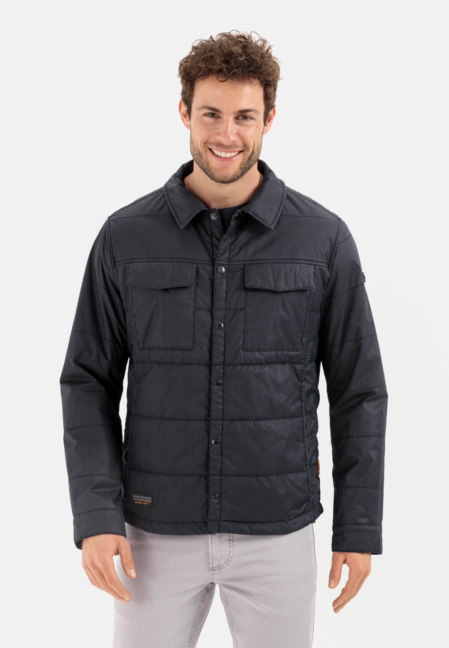 Camel Active Quilted blouson with breast pockets