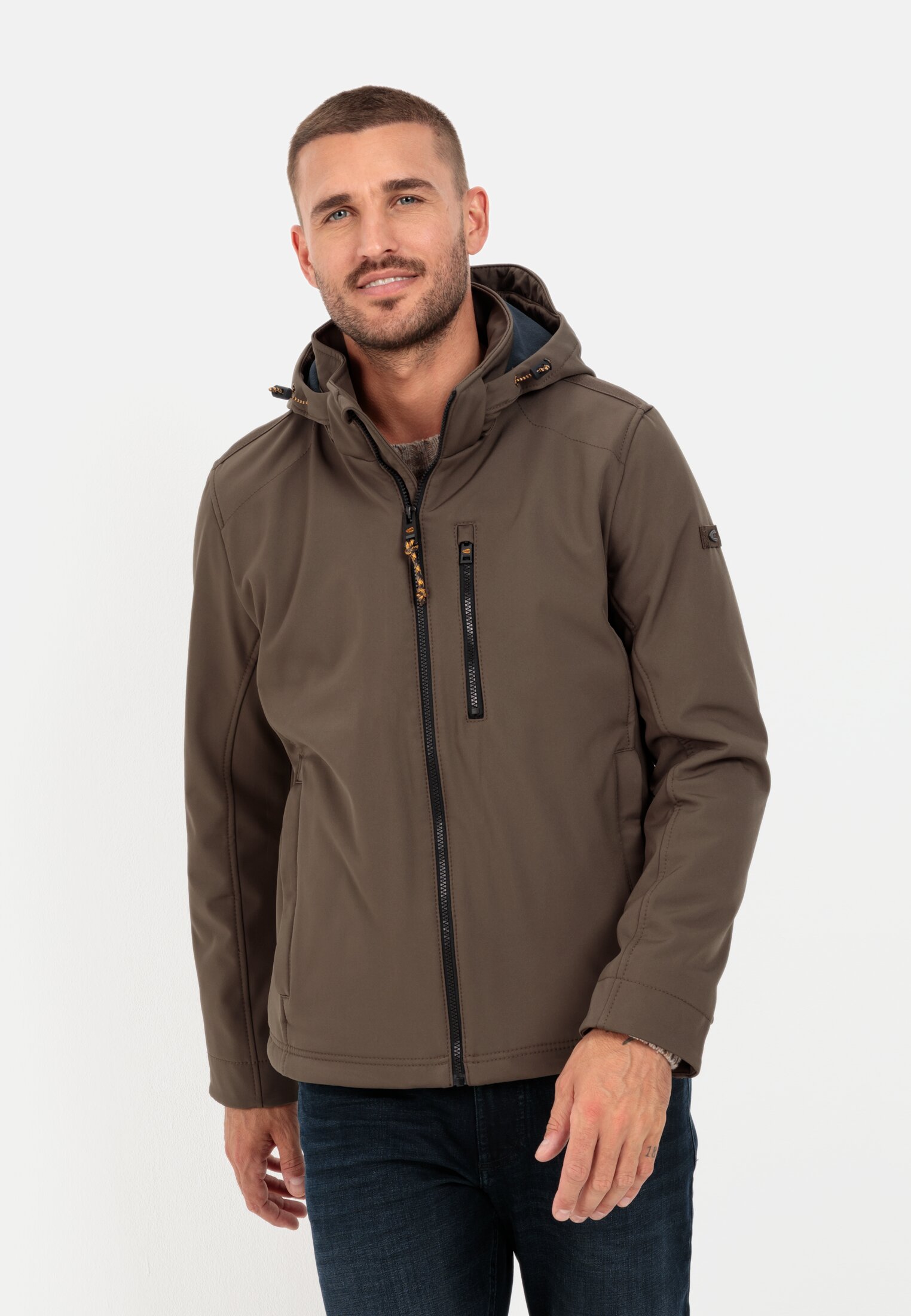 Camel Active Softshell jacket with detachable hood