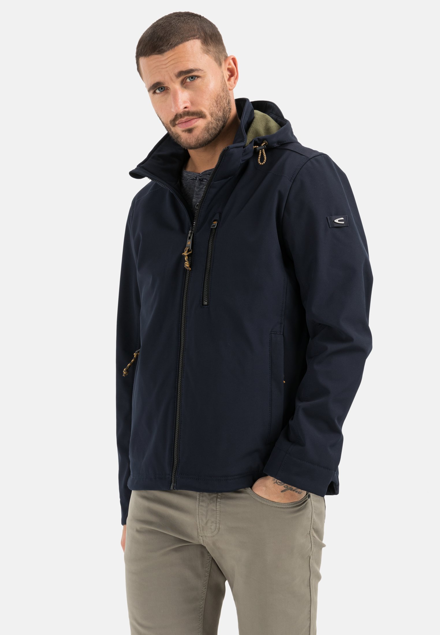 Camel Active Softshell jacket with detachable hood