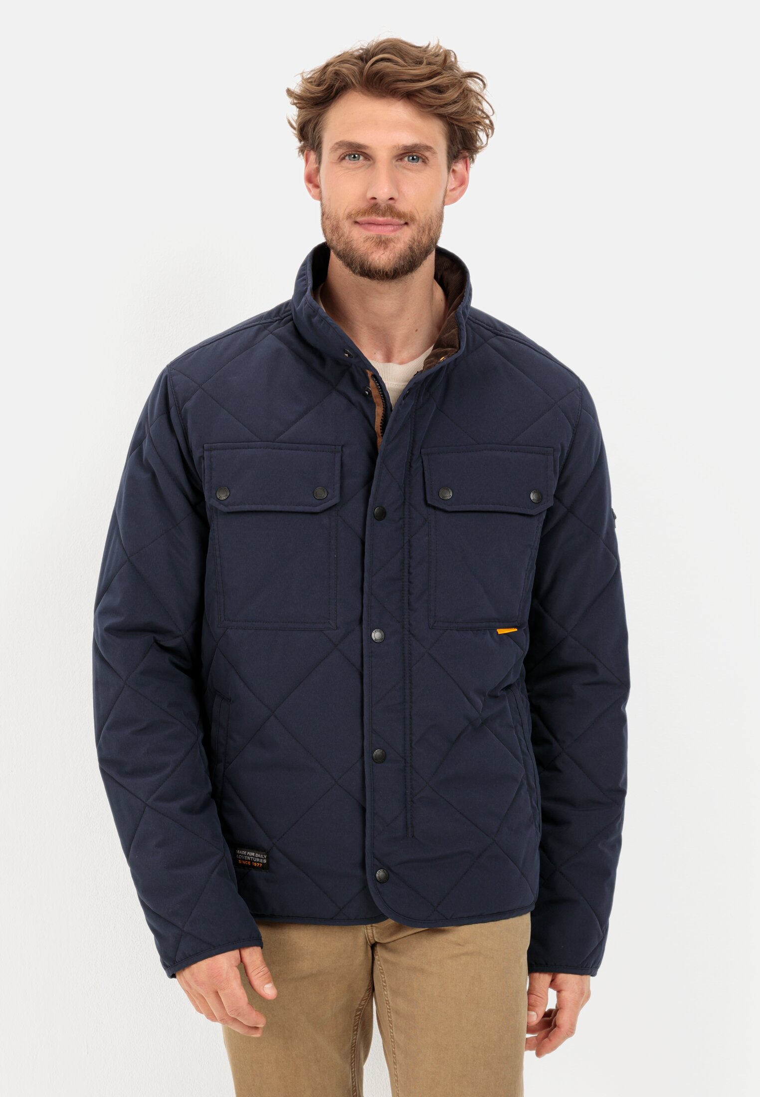 Camel Active Blouson with diamond quilting