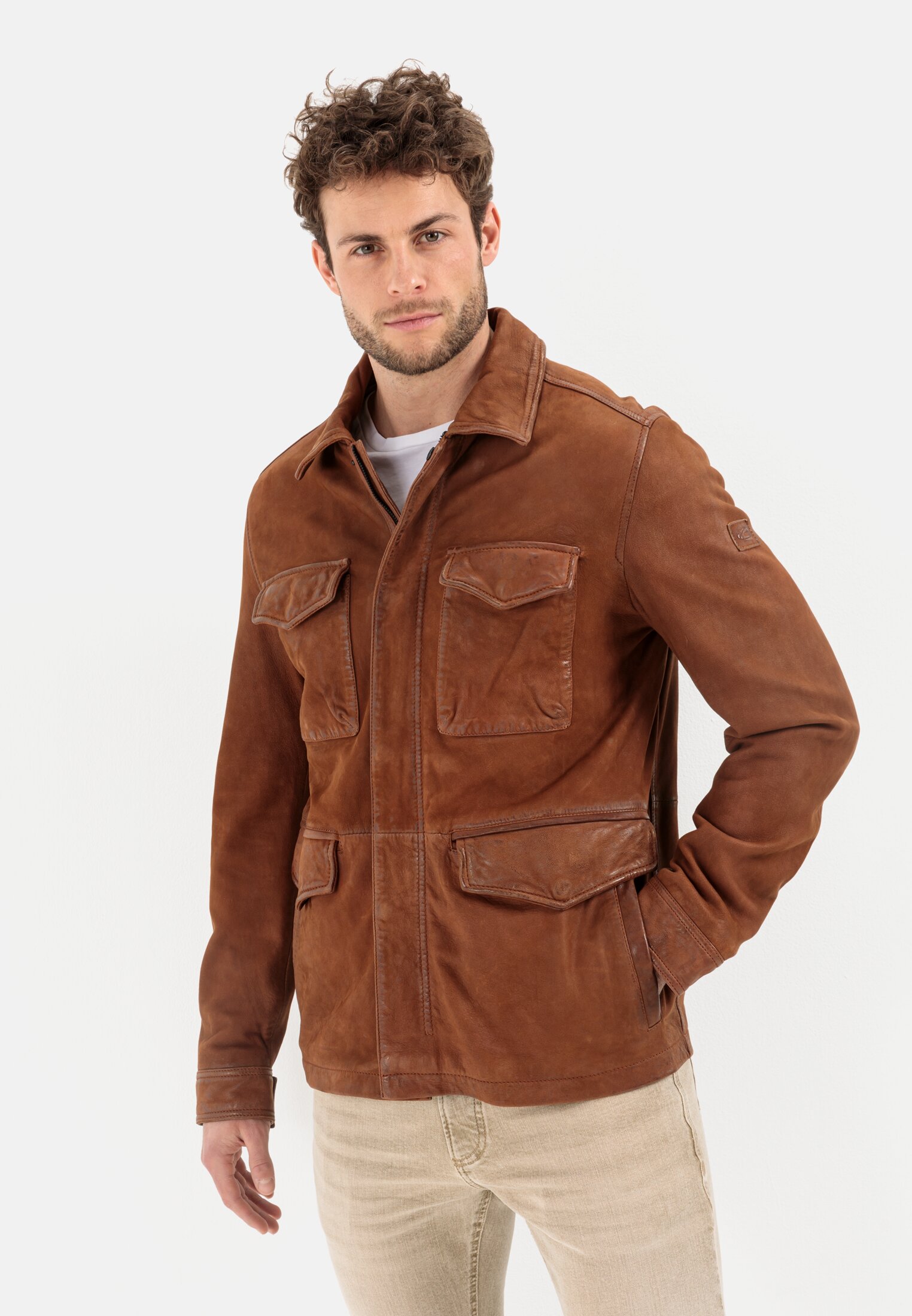 Camel Active Lined leather jacket from genius leather