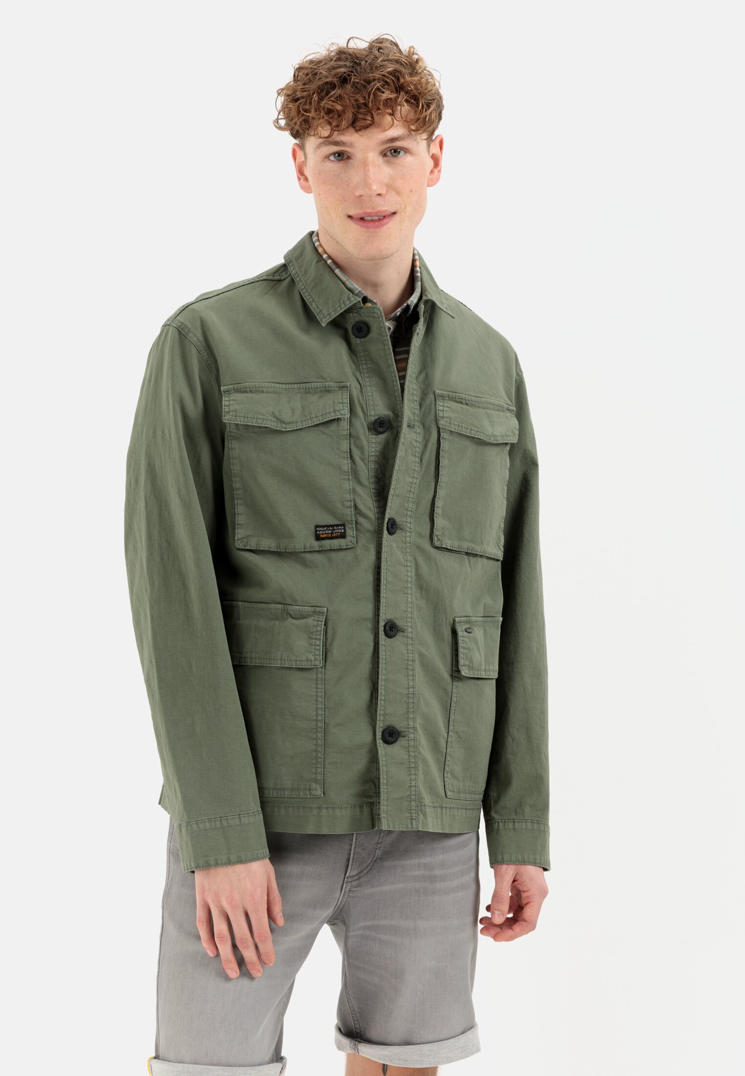 Camel Active Field jacket with 2-way stretch