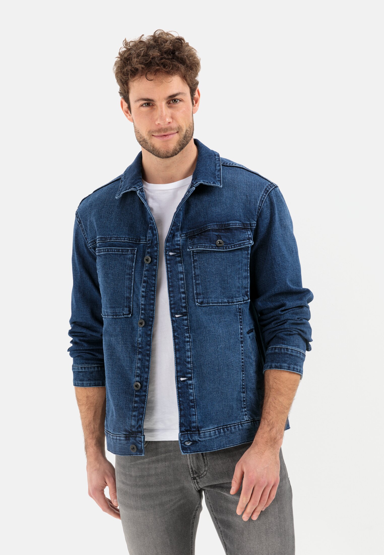 Camel Active Denim jacket in a cotton mix