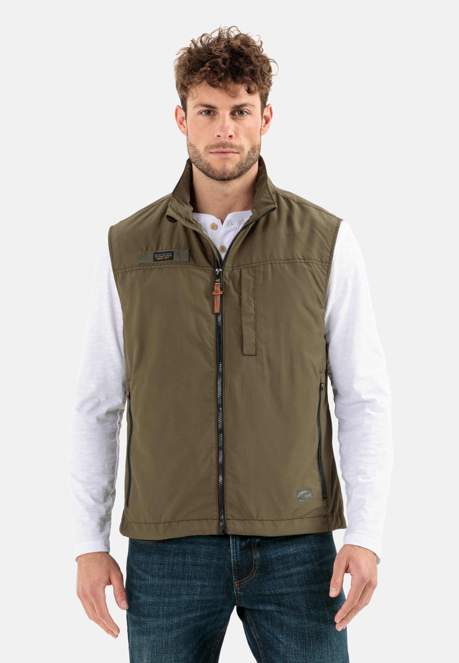 Camel Active Waistcoat made from recycled polyester