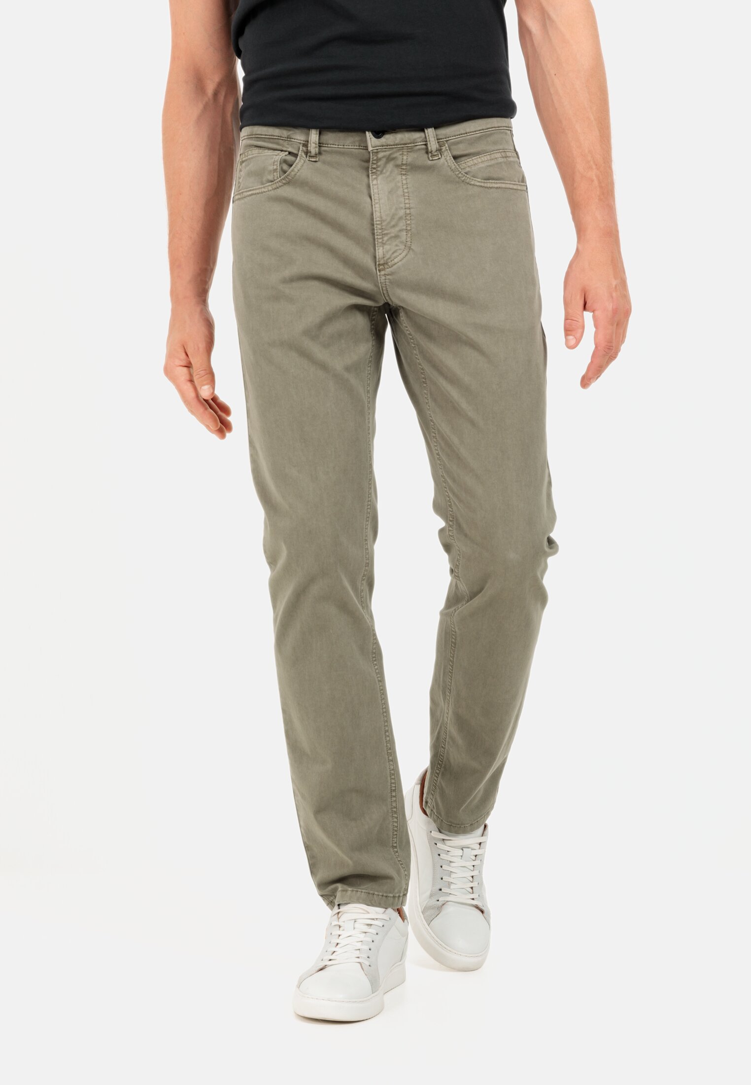 Camel Active Regular Fit 5-Pocket Canvas Trousers