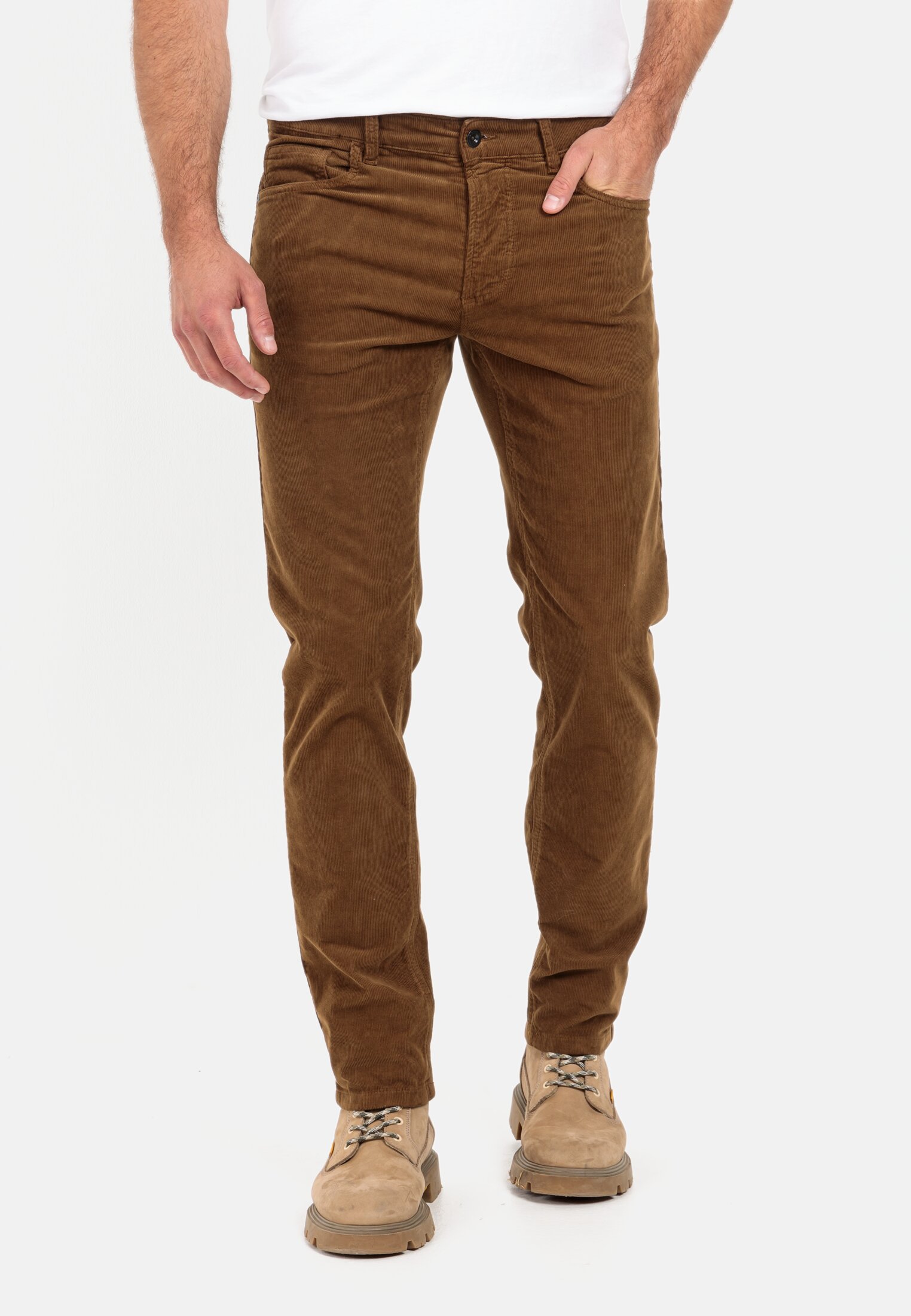 Camel Active Regular Fit 5-Pocket Corduroy Trousers