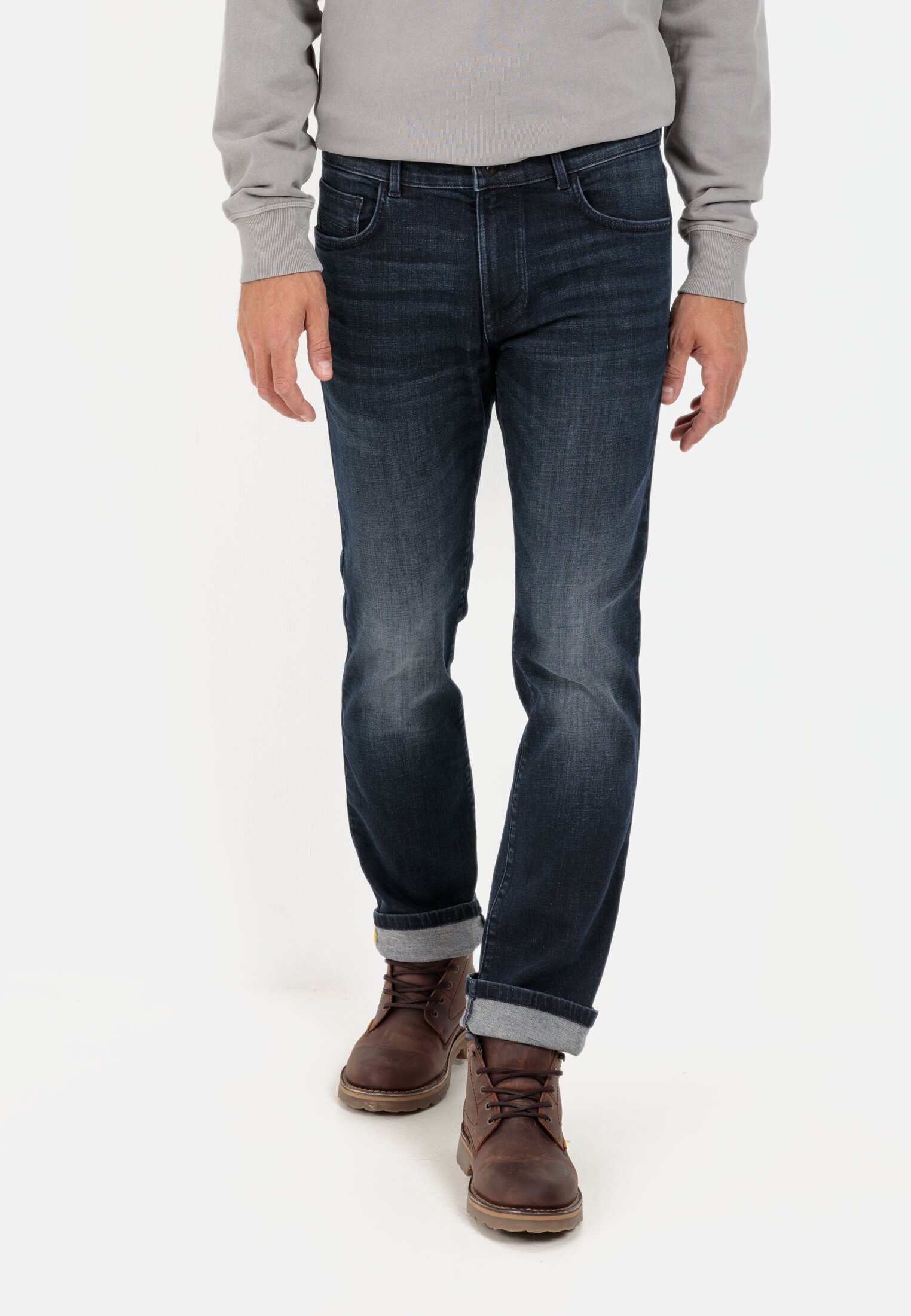 Camel Active Relaxed Fit fleXXXactive? 5-Pocket Jeans