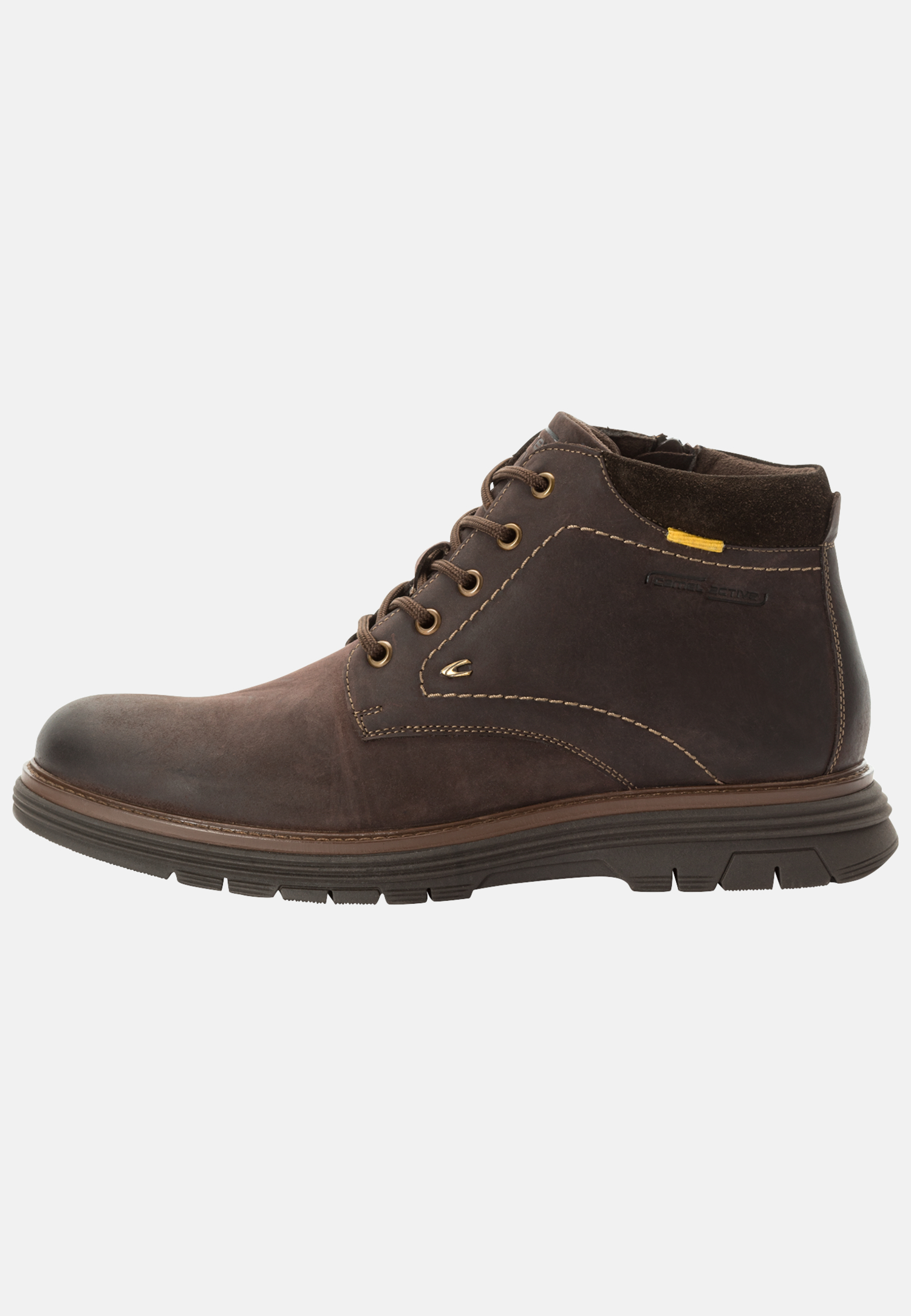 Camel Active Lace-up boot made of nubuck leather