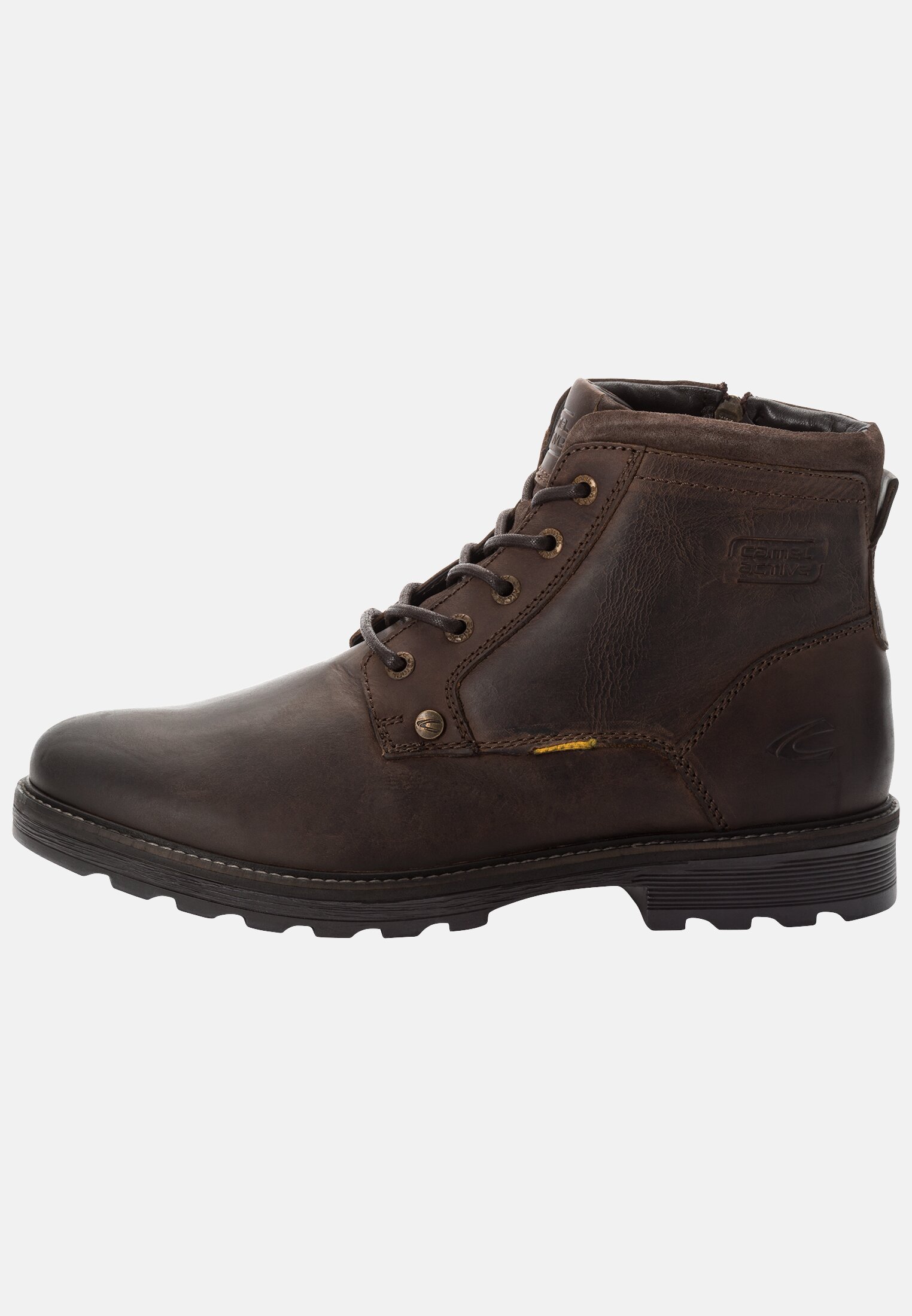 Camel Active Leather boots with warm woollen lining