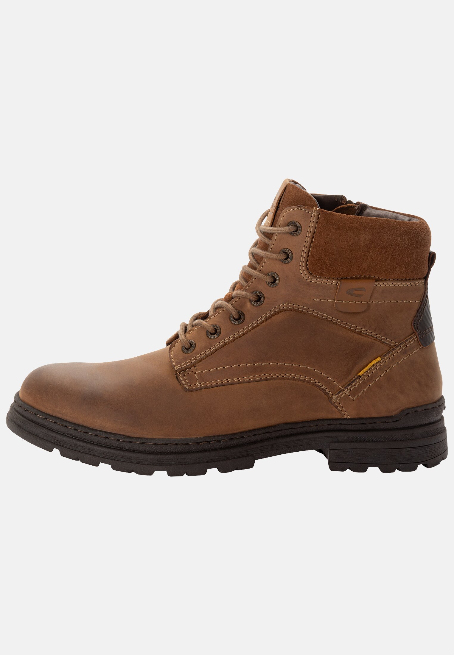 Camel Active Lace-up boot made from cowhide